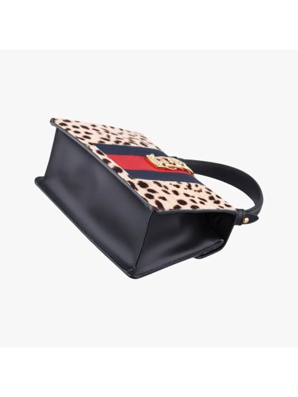 Gucci Sylvie Multicolor Calf Hair Shoulder Bag